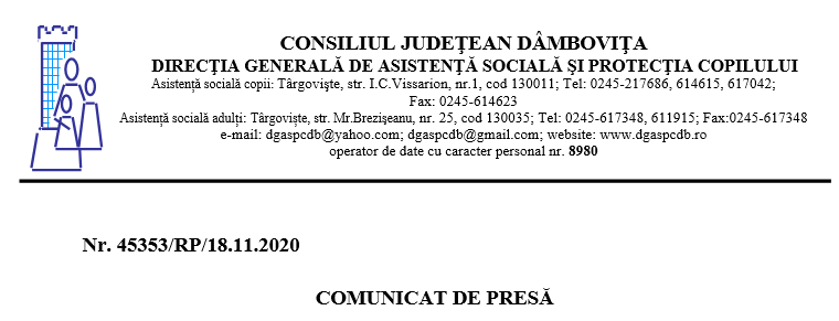  19 NOIEMBRIE - ZIUA MONDIALĂ DE PREVENIRE A ABUZULUI ÎMPOTRIVA COPILULUI 20 NOIEMBRIE - ZIUA INTERNAŢIONALĂ A DREPTURILOR COPILULUI