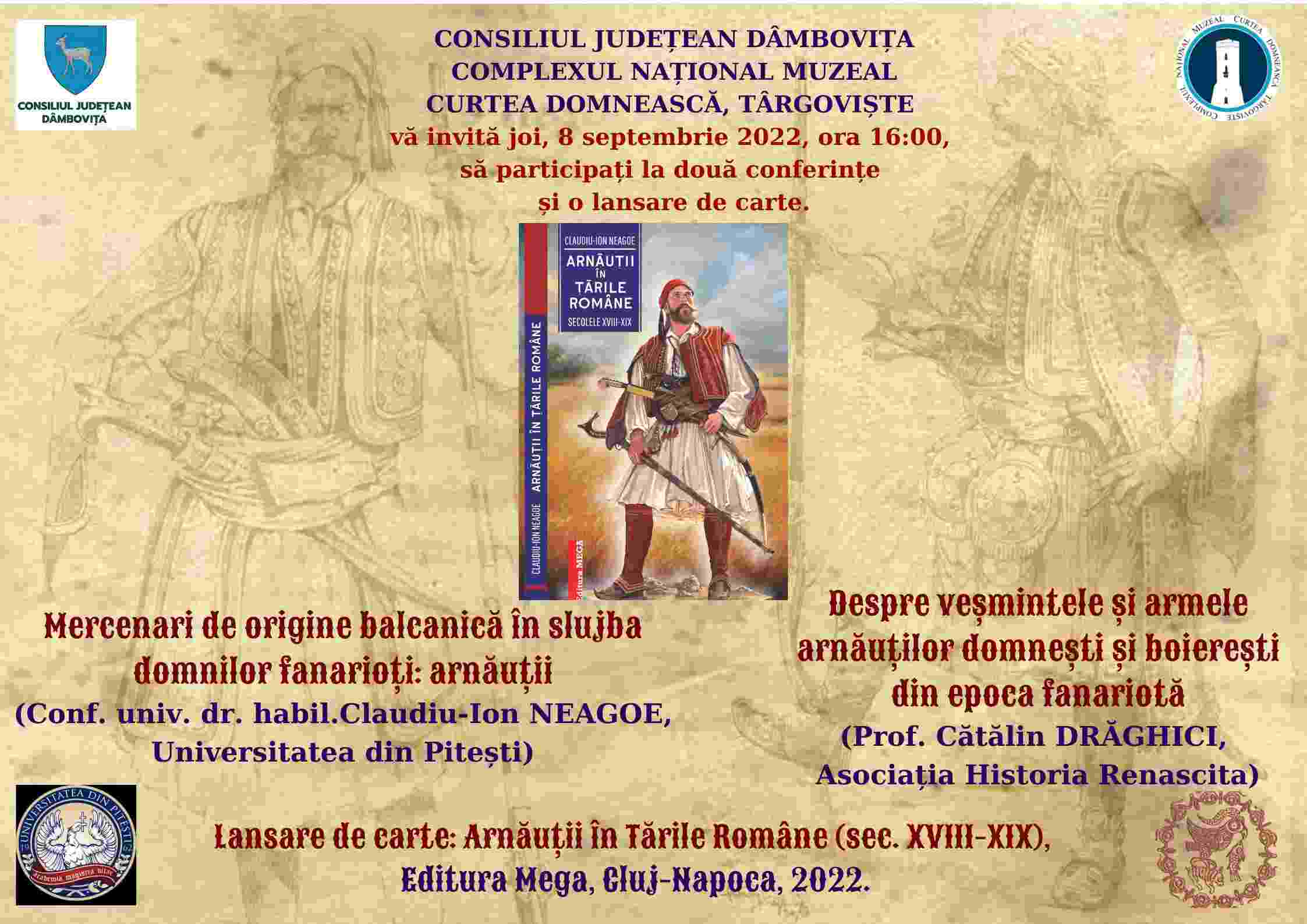  Conferințe și lansare de carte la Muzeul de Istorie