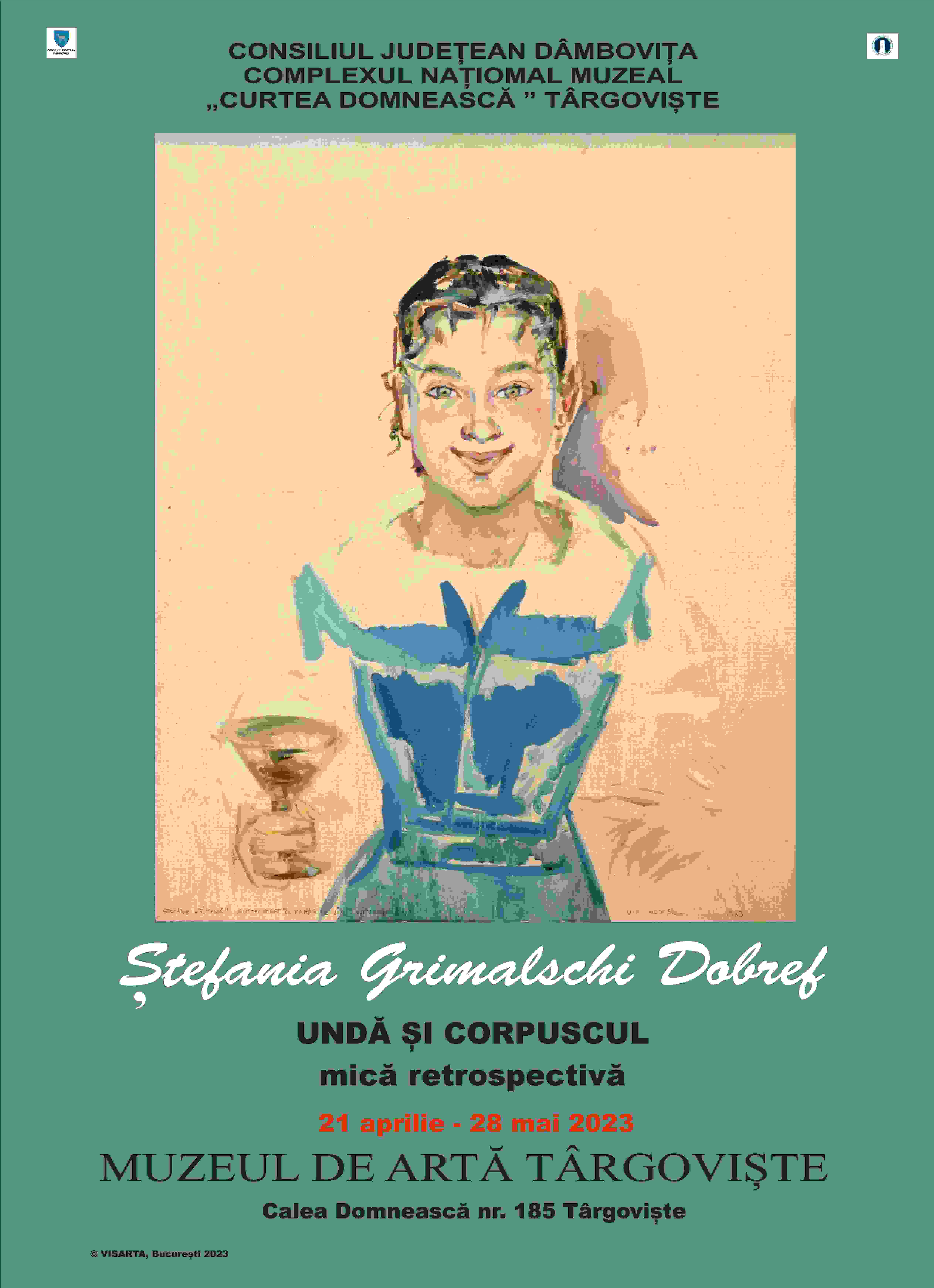  EXPOZIȚIE DE ARTĂ „ ȘTEFANIA GRIMALSCHI DOBREF - UNDĂ ȘI CORPUSCUL. MICĂ RETROSPECTIVĂ”