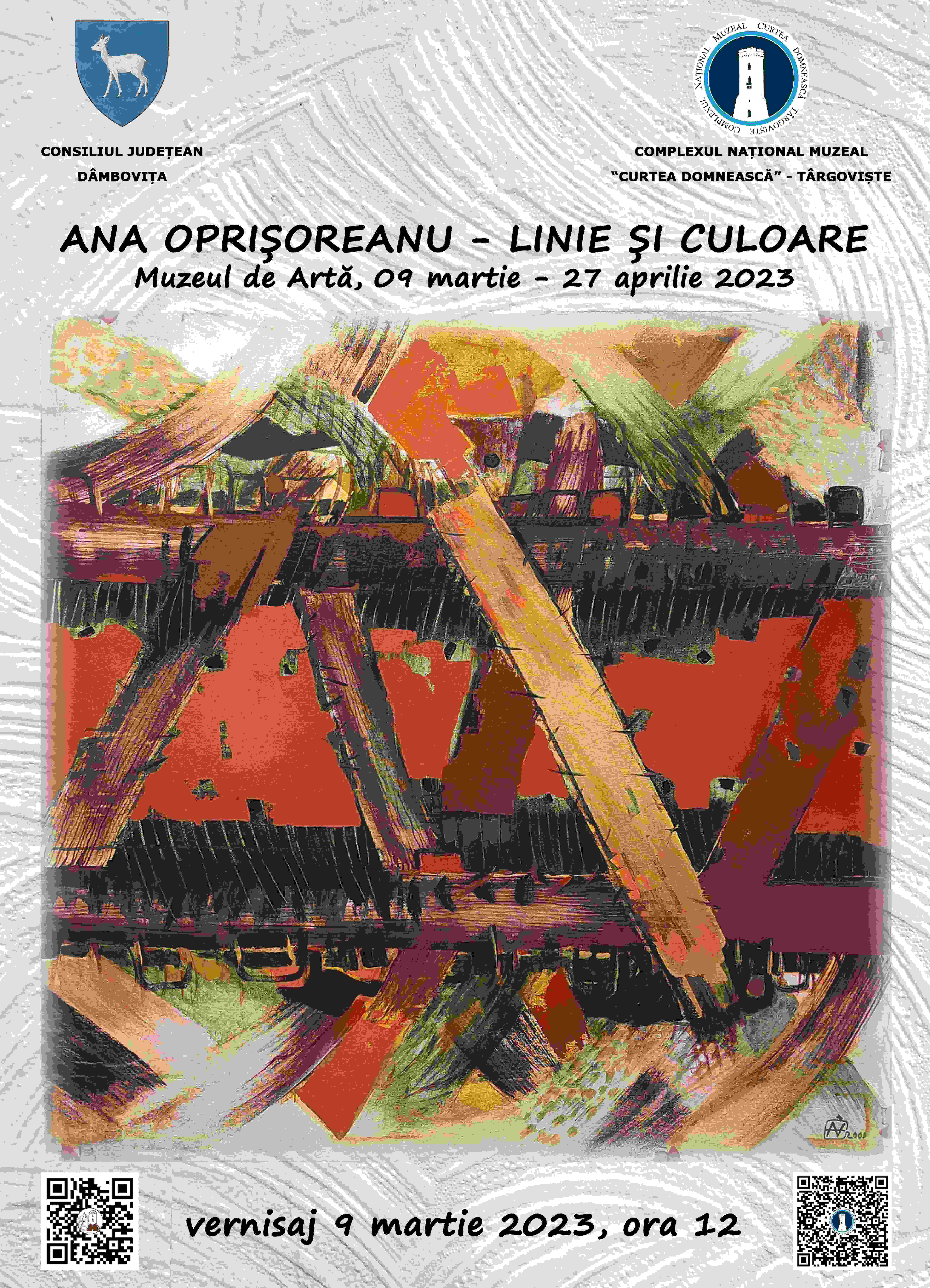  Expozitie de grafică și pictură „Ana Oprișoreanu, linie și culoare”