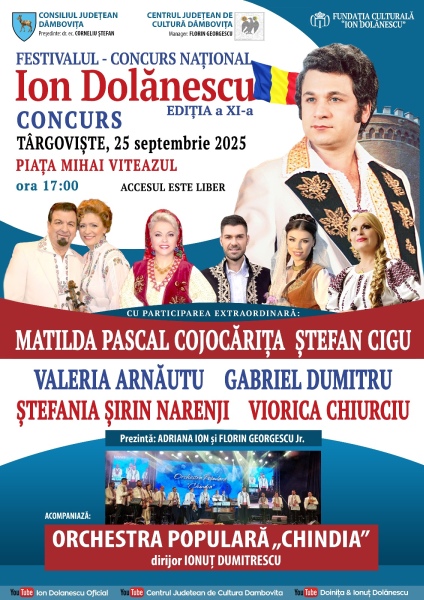  Festivalul–concurs naţional „Ion Dolănescu”, ediția a XI-a.