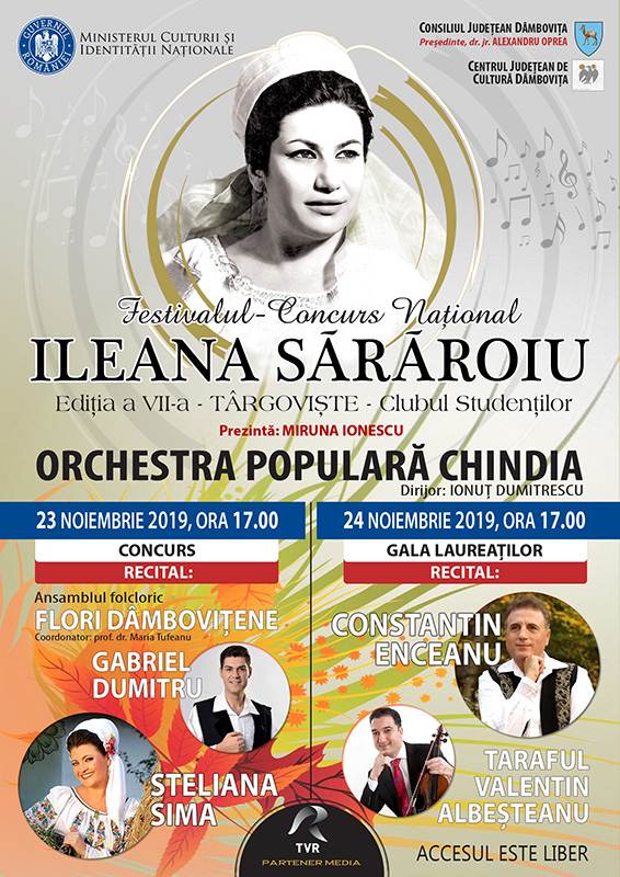  Festivalului-concurs Naţional ”Ileana Sărăroiu”