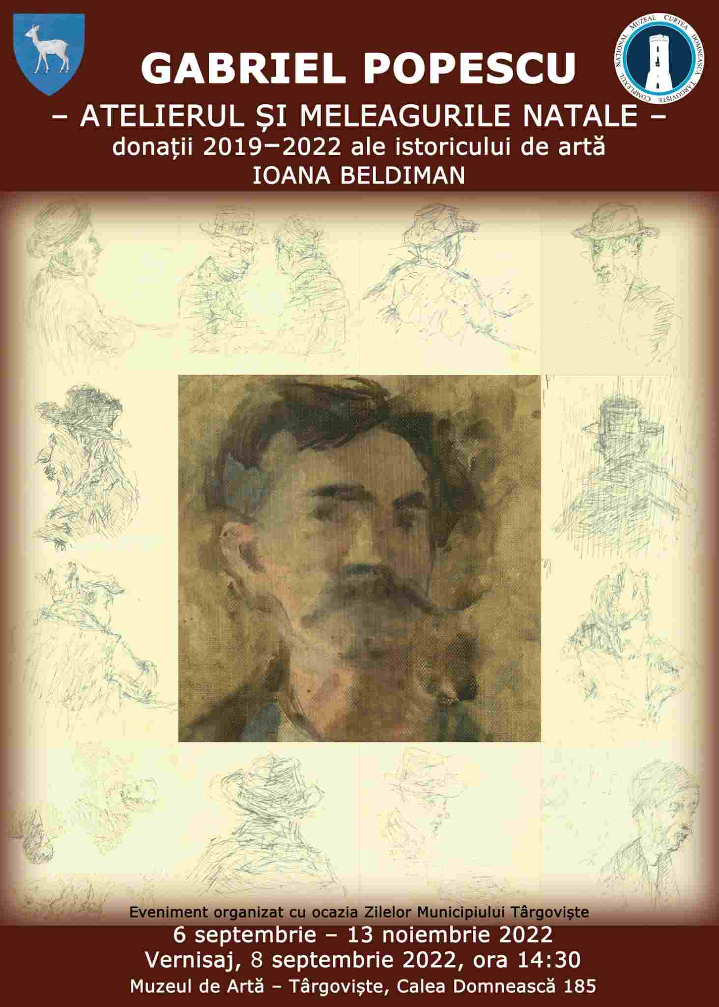  GABRIEL POPESCU - ATELIERUL ȘI MELEAGURILE NATALE - Donații 2019-2022 ale istoricului de artă Ioana Beldiman