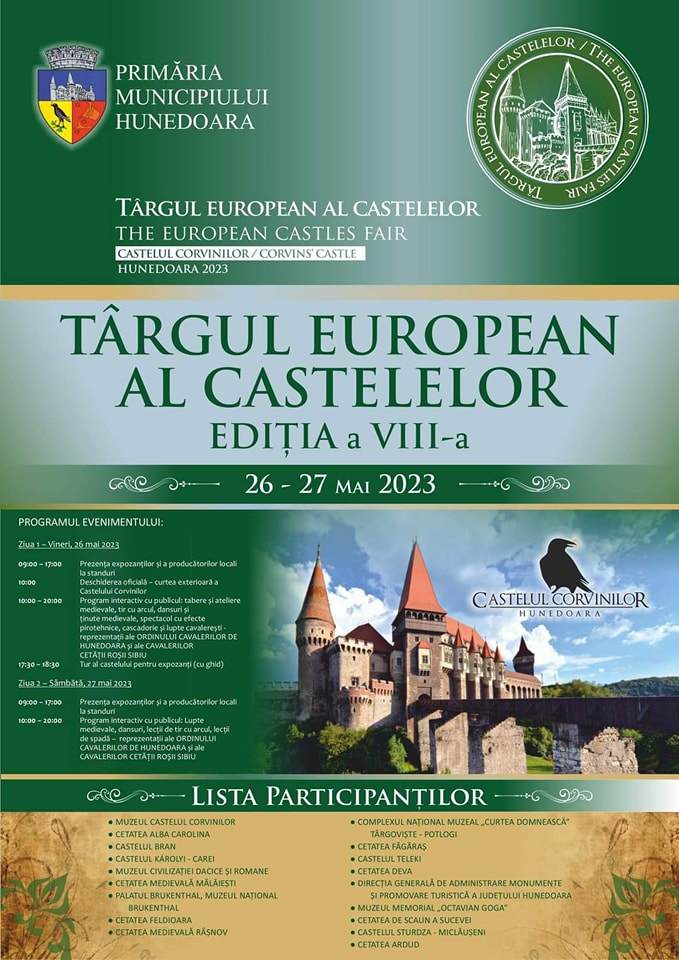 Obiectivele turistice din judeţul Dâmboviţa,  promovate la Târgul European al Castelelor, ediția a VIII-a