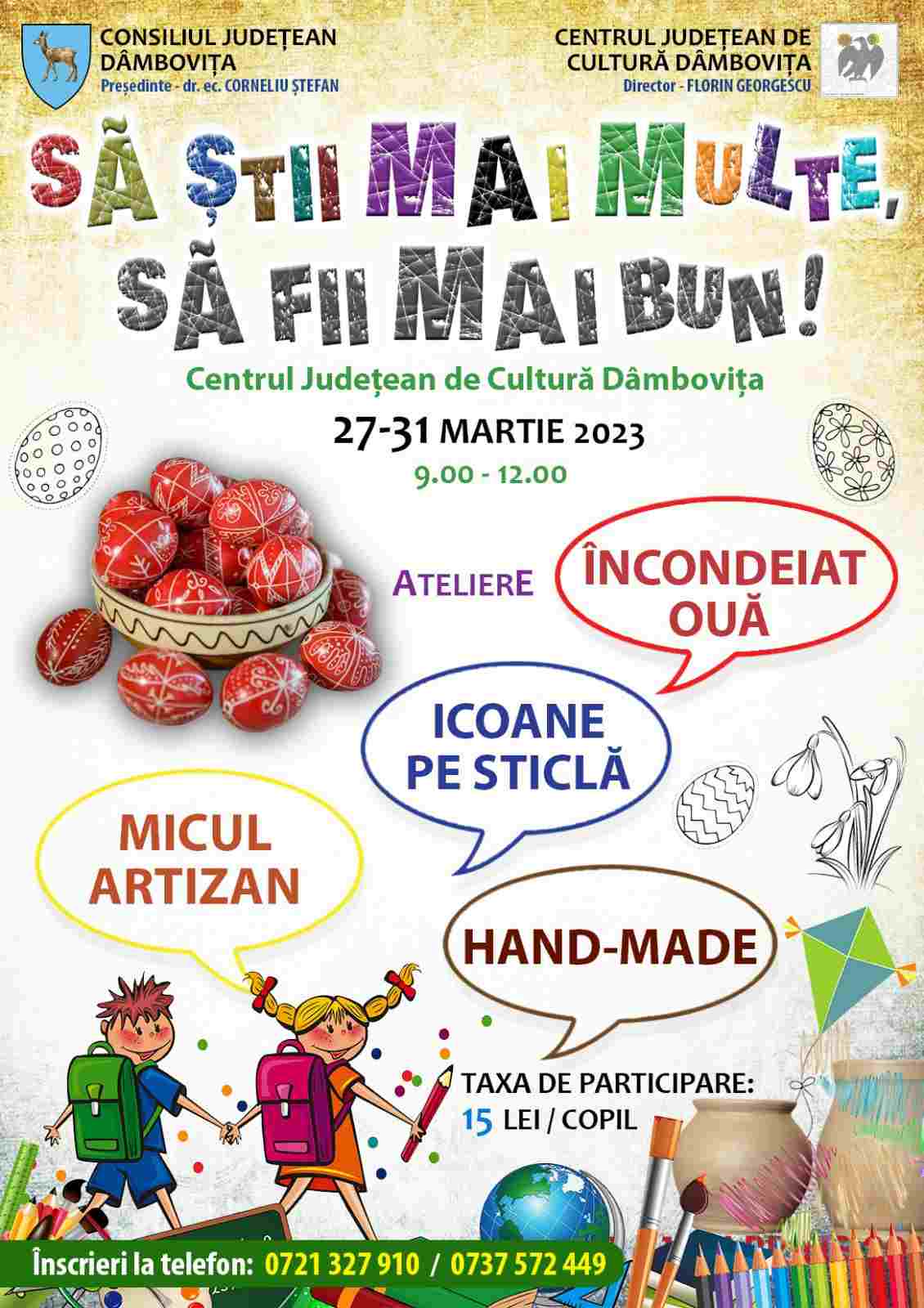  Programului Național Școala Altfel – „Să știi mai multe, să fii mai bun!”