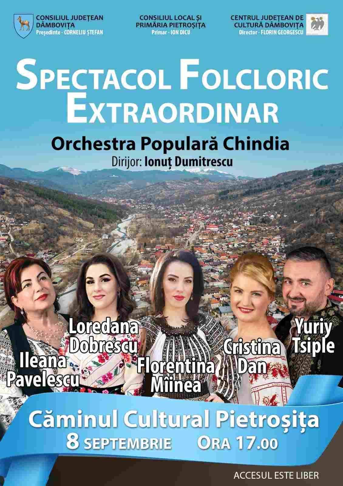  Spectacol folcloric extraordinar, la Pietroșița!